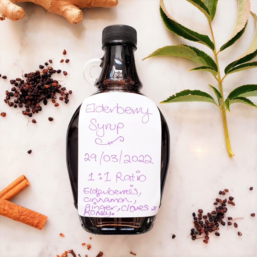 Elderberry Syrup by HerbalTeaBlending.com