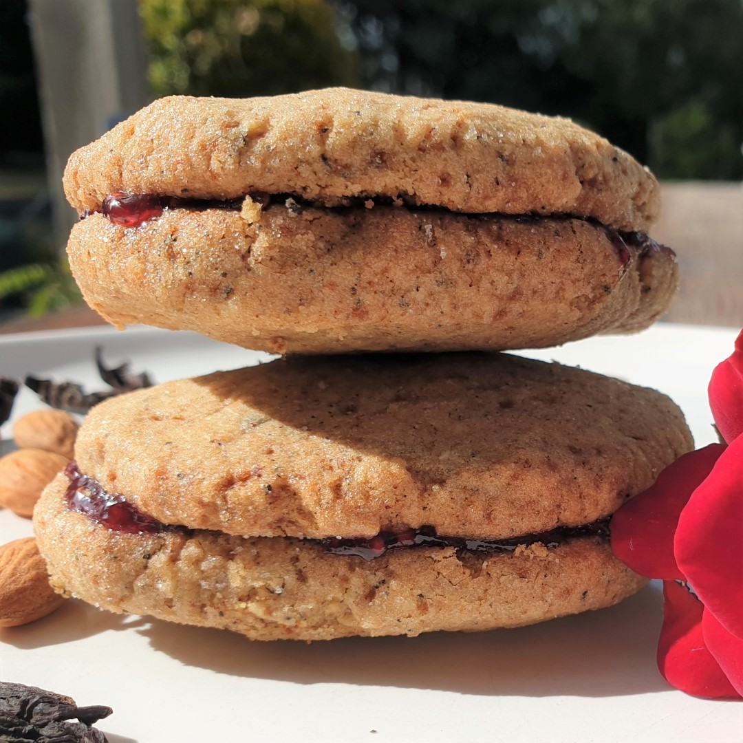 Hibiscus & Rose Cookies by HerbalTeaBlending.com