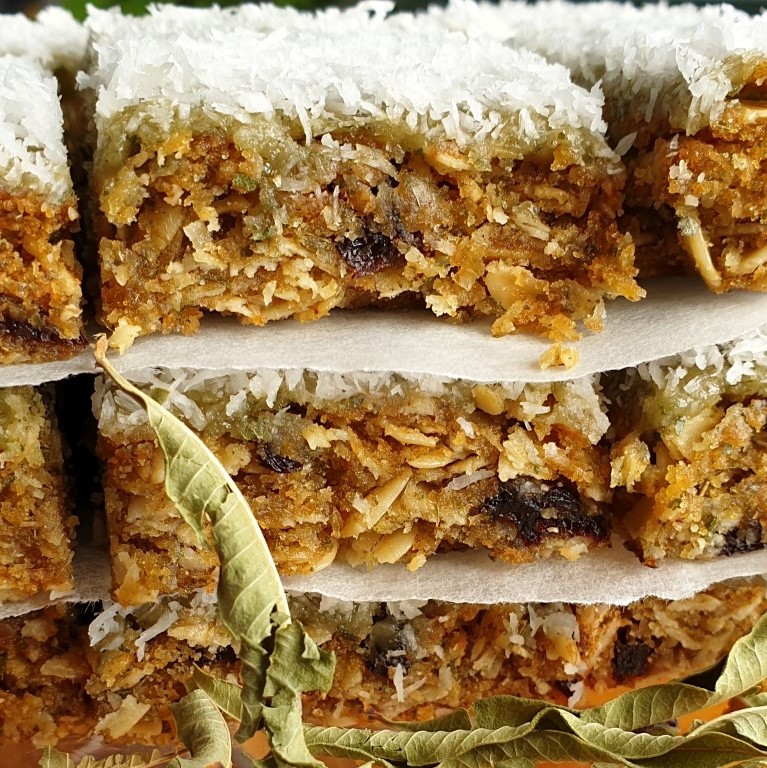 Lemon Verbena Oaty Slice