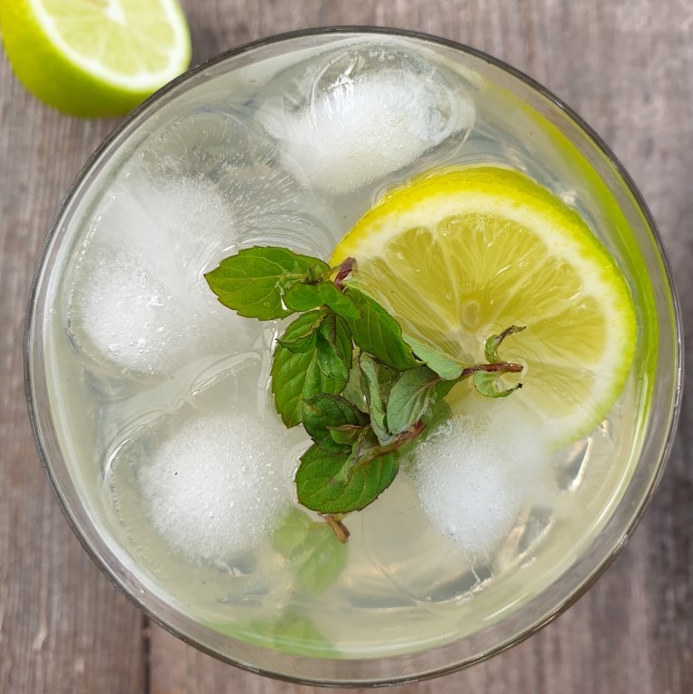 Spearmint & Lime Mojito Syrup by HerbalTeaBlending.com