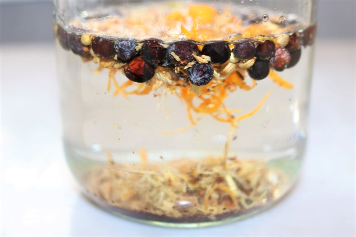 Gin Infusion by HerbalTeaBlending.com